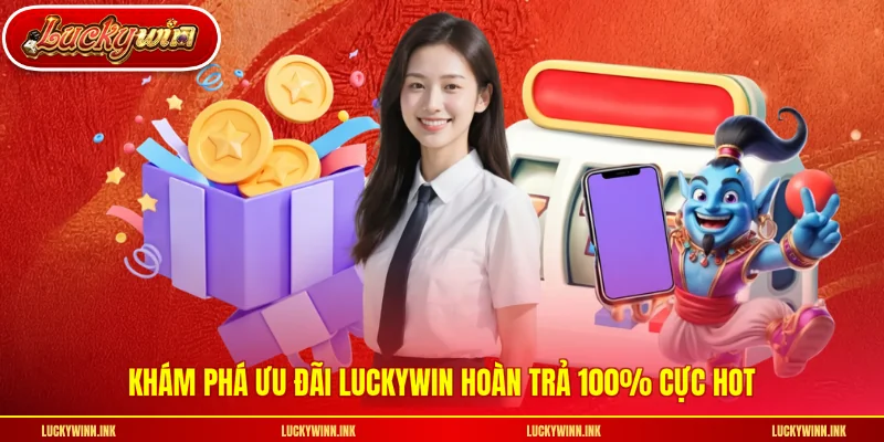 Khám phá ưu đãi LUCKYWIN hoàn trả 100% cực hot